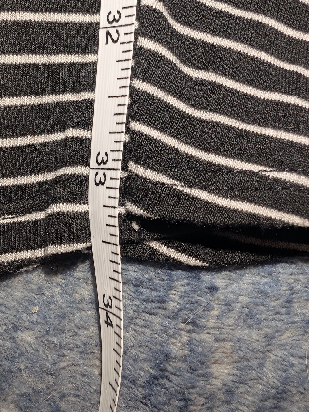Socialite XL Black & White Striped Off-Shoulder Women’s Tunic/Mini Dress - Picture 8 of 8